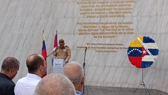 Inauguran en Caracas mausoleo en memoria de los 32 combatientes cubanos caídos el 3 de enero