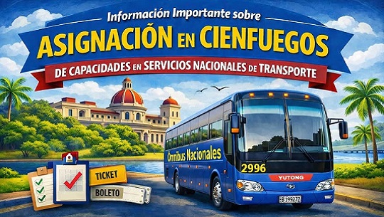 Organizan en Cienfuegos nuevo sistema de reserva de boletos para ómnibus hacia La Habana