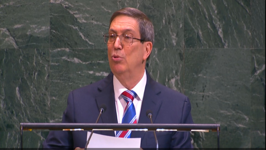Canciller de Cuba expuso en ONU hipocresía de representante de EEUU