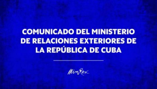 Cuba rechaza acto de subordinación del gobierno de República Dominicana a la política agresiva de los Estados Unidos