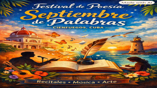 Convocan en Cienfuegos al Festival Internacional de Poesía «Septiembre de palabras»