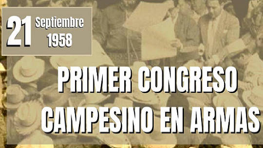 Conmemoran anapistas cienfuegueros aniversario 68 del Congreso Campesino en Armas